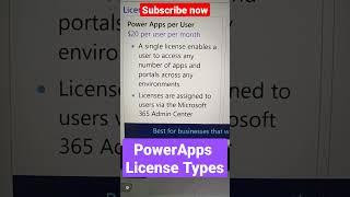 PowerApps License types by taik18