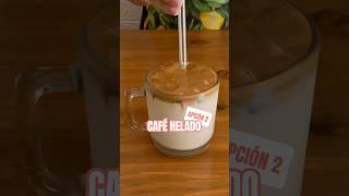 Descubrí cómo hacer un café helado refrescante y fácil opción 2 #recetasfaciles #café #icedcoffee