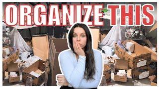 How to Organize a disastrous mess when you don't know where to start & Studio Tour