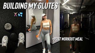 WORKOUT & FOOD INSPO (train glutes with me) // Jojoslife