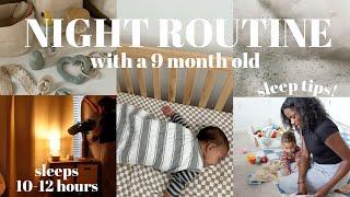 OUR NIGHT ROUTINE WITH OUR BABY! | how to get your baby to sleep through the night