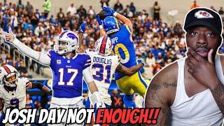 CHIEFS FAN REACTS TO! Buffalo Bills vs. Los Angeles Rams Game Highlights!!