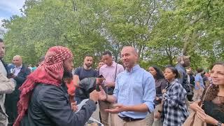 Christian Gets Stuck! Did Jesus Ever Worshipped The Holy Spirit! Siraj And Visitor Speakers Corner