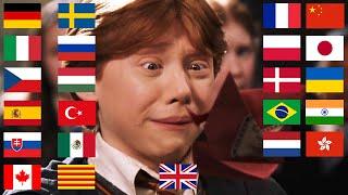Ron receives a Howler in different languages