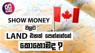 Show money වලට Land එකක් පෙන්නන්නේ කොහොමද ?