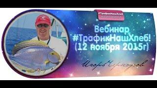 Вебинар #ТрафикНашХлеб! (12 ноября 2015г)