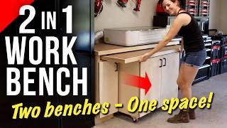 Workbench + Mobile Shop Table | Easy to Build!