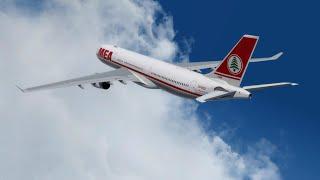 Aerosoft A330 Professional Middle East Airlines MEA 75 Years Retro Livery