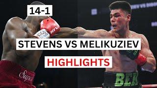 Bektemir Melikuziev vs David Stevens Highlights & Knockouts