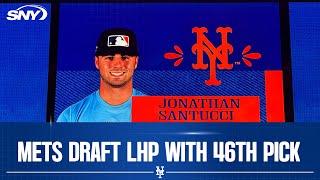 Joe DeMayo on Jonathan Santucci, Mets second-round pick: 'This is a high-upside college arm' | SNY