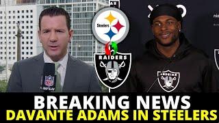 LAST MINUTE! UPDATED NEWS! DAVANTE ADAMS REQUESTS TRADE FROM THE RAIDERS THE STEELERS! STEELERS NEWS