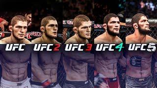 I Faced Khabib On Every UFC Game (MAX DIFFICULTY)