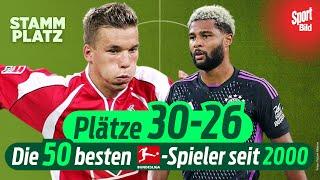 Bundesliga: Die 50 besten Spieler seit 2000! Bayerns GNABRY steht vor Köln-Ikone LUKAS PODOLSKI