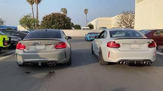 BMW M2 n55 exhaust VS.  M2 Comp exhaust (Active Autowerke mid-pipe and rear section)