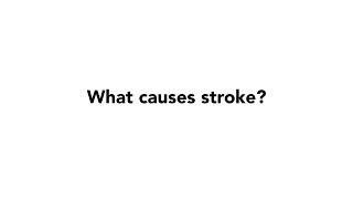 What causes stroke?