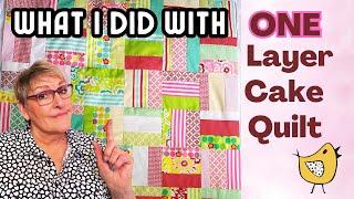 One Layer Cake Quilt Tutorial ~ Easy Transition Pattern