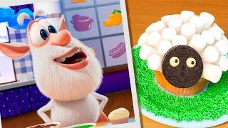 Booba - Cupcake Recipe  Food Puzzle - Cartoon for kids Kedoo ToonsTV