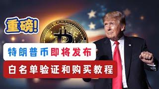 重磅！特朗普即将发币，白名单验证和购买教程 | Trump Cryptocurrency: Whitelist Verification and Purchase Guide