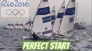 Is this the best start in olympic history? - Rio 2016 Laser Race 4 Highlight | Julio Alsogaray