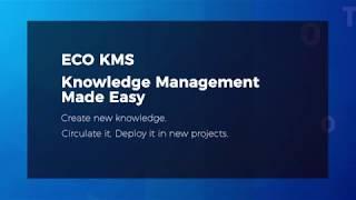 ECO KMS: All information in one central location!