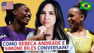 Rebeca Andrade fala INGLÊS? | Como ela conversa com a AMERICANA Simone Biles?