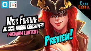 Miss Fortune (AC Sisterhood) - Crossover Fanart - Premium Content Preview! - Cyan Orange Studio