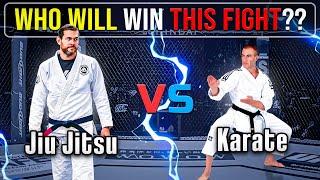 Who Wins? KARATE Black Belt Versus BJJ Black Belt?