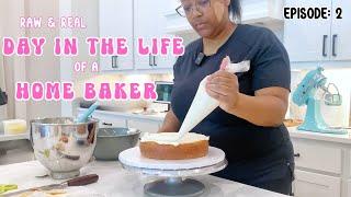 The REALITY of a DAY in my life as a home baker ‍ | Episode 2: Cake Decorating VLOG