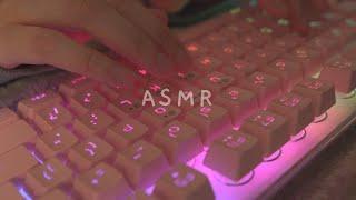 [Cozy ASMR] Typing on modded Membrane Keyboards | gentle tactile sounds