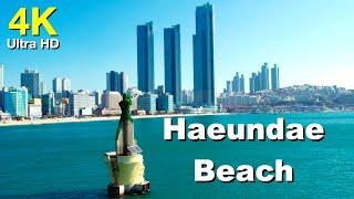 4k 부산 해운대 해수욕장 드론 고화질 영상 소스 | Haeundae Beach in Korea