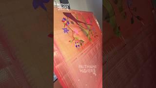 Pure Silk Paithani sarees Manufacturing Art #paithani #silk #saree #making #art