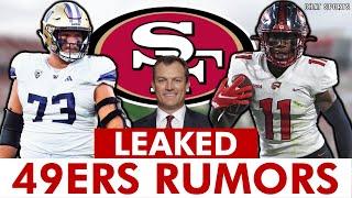 LEAKED: San Francisco 49ers 2024 NFL Draft Plans REVEALED? 49ers Rumors On Roger Rosengarten