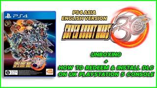 Super Robot Wars 30, PS4 English Ver. - How To Redeem DLC on UK PS5 + Unboxing
