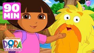 Grumpy Old Troll's Best Riddles & Games in Dora the Explorer!  90 Minutes | Dora & Friends