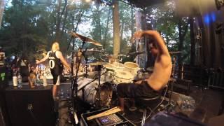 BATTLECROSS - "Not Your Slave" LIVE @ Heavy Montreal 2015 (Alex Bent Drum Cam)