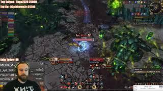 Bajheera - Arms Warrior vs MM Hunter/Frost DK (World PvP 1v2) - WoW Legion 7.3 PvP