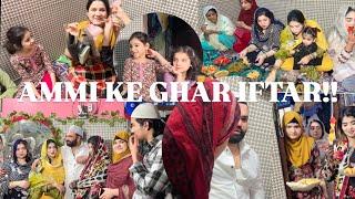 SẢB BEHAN BHAI EK SATH!!AMMI KE GHAR IFTAR!!ANAS NE BNAYA JUTO KA HAAR!!#youtube #ramzan #vlog