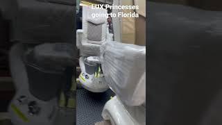 Deliver and install Lux Princess pedicure spa chairs in Florida.  #pedicurechair #trade_in