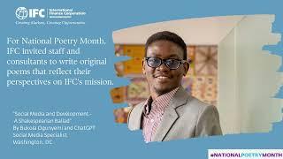 Social Media and Development by Bukola Ogunyemi & ChatGPT - National Poetry Month