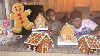 COUPLES GINGERBREAD HOUSE CHALLENGE!!! New YouTube couple ️