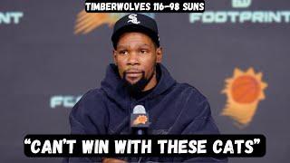 Kevin Durant REQUESTS TRADE to Lakers after blowout loss - Post Game Interview -Timberwolves vs Suns