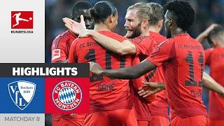 Bayern Cruise to Victory in Bochum | VfL Bochum 1848 - FC Bayern München 5-0 | Highlights | MD 8