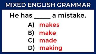 Mixed English Grammar: Can You Pass This Test? #challenge 32