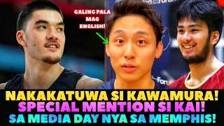 NABANGGIT NI YUKI SI KAI SOTTO! sa MEMPHIS MEDIA DAY!! MAGALING PALA MAG ENGLISH SI YUKI!