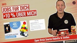 Open Brick Source vergünstigt Sets & Leuchtsteine & sucht Produktentwickler & Designer.