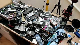 Retro Nokia phones live restoration