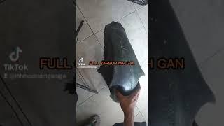 Spakbor depan Ninja R full #carbon