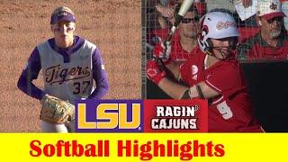 #7 LSU vs #19 Louisiana Softball Game Highlights, April 23 2024