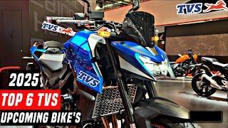 Top 6 TVS Upcoming Bikes In India 2025 | New Upcoming Tvs Bikes 2025 | TVs Best Upcoming Bikes