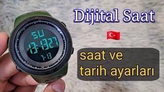 Dijital Saat Ayarlama | Spor LED ⌚️ Saat  ve Tarih  Nasıl Ayarlanır? 